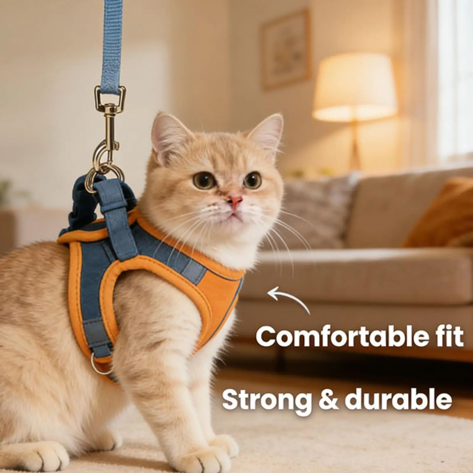 Cat Leashes And Harness Set Reflective Strips Jacket Vest Escape Proof Kitten Vest For Walking Camping Outdoor Training
Cat Leashes And Harness Set Reflective Strips Jacket Vest Escape Proof Kitten Vest For Walking Camping Outdoor Training