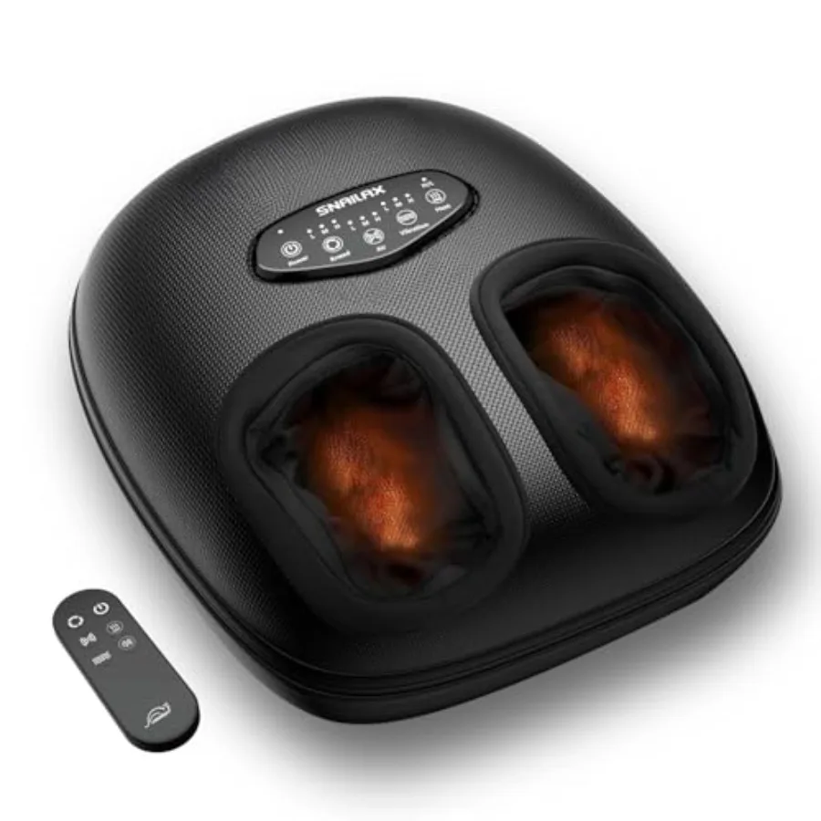 Foot Massager with Heat for Neuropathy Plantar Fasciitis Deep Kneading Compression Vibration Feet Massager Machine Remote Contr
Foot Massager with Heat for Neuropathy Plantar Fasciitis Deep Kneading Compression Vibration Feet Massager Machine Remote Contr