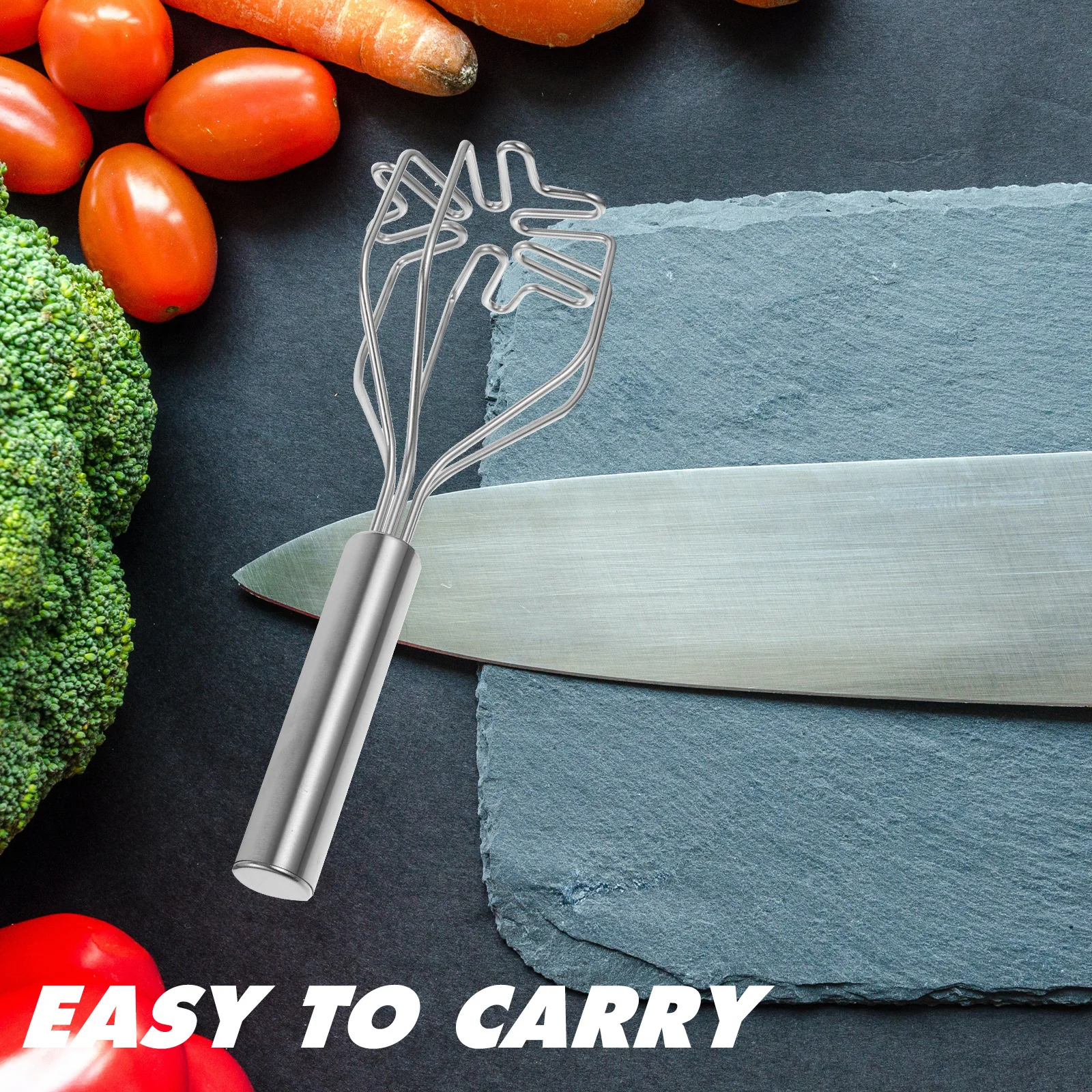 Potato Masher Stainless Steel Vegetable Masher Long Handle Kitchen Tool for Mashed Potatoes Pumpkin Sweet Potato Beans
Potato Masher Stainless Steel Vegetable Masher Long Handle Kitchen Tool for Mashed Potatoes Pumpkin Sweet Potato Beans