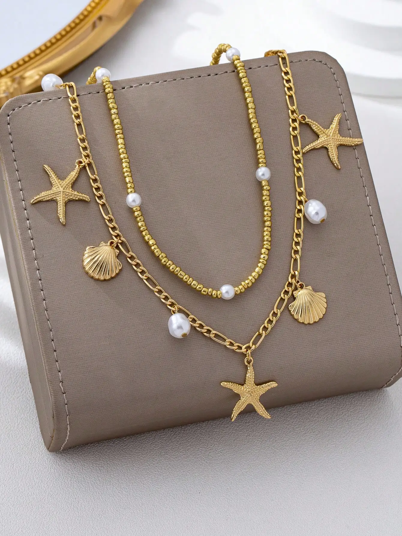 2pcs Bohemian Style Ocean Series Shell & Starfish Beaded Waist Chain For Women
2pcs Bohemian Style Ocean Series Shell & Starfish Beaded Waist Chain For Women