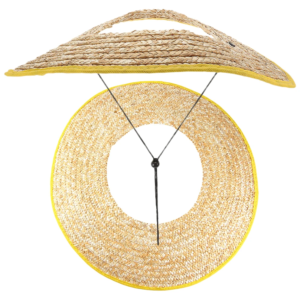 2pcs Straw Sun Hat Hard Hat Visor Brim Sunshade Construction Lightweight Breathable Gardening Cycling Outdoor
2pcs Straw Sun Hat Hard Hat Visor Brim Sunshade Construction Lightweight Breathable Gardening Cycling Outdoor