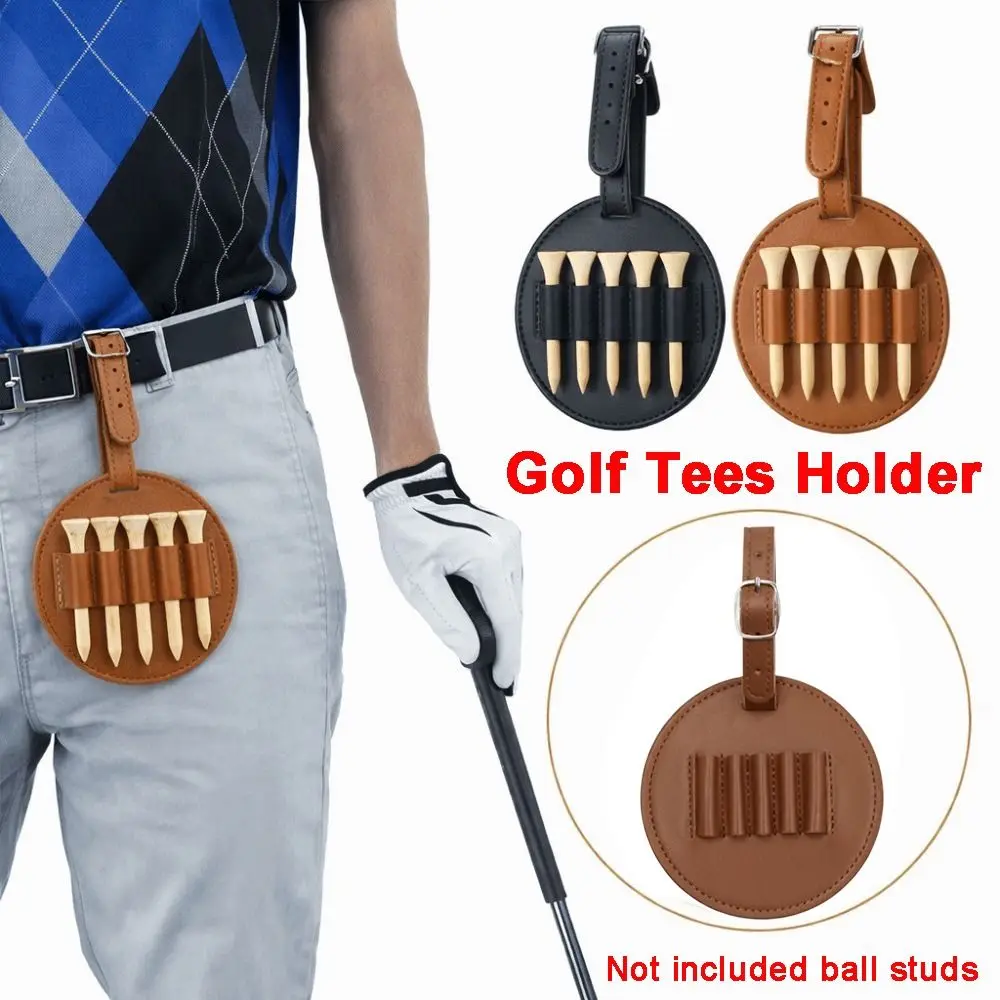Portable Leather Golf Tees Holder Double-Sided Design Multiple Holsters Golf Tees Cover Golf Tees Carrier Golf Training
Portable Leather Golf Tees Holder Double-Sided Design Multiple Holsters Golf Tees Cover Golf Tees Carrier Golf Training