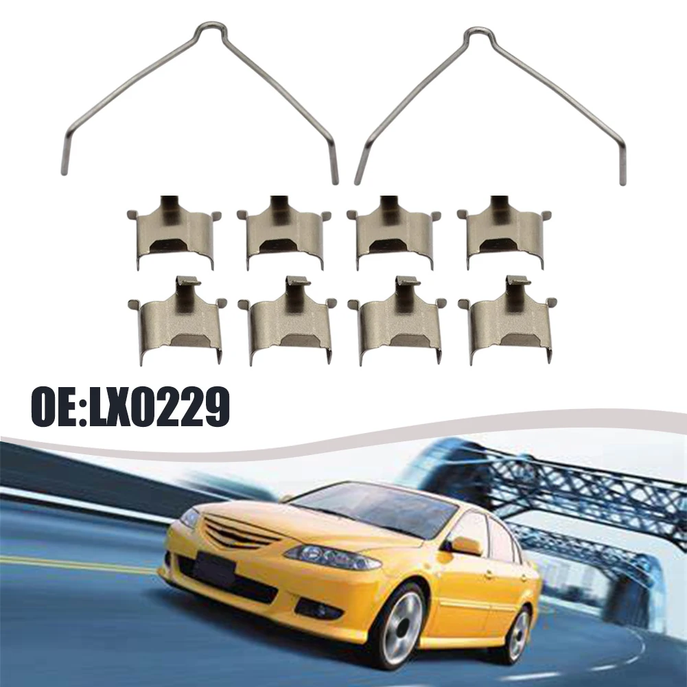 For MAZDA 6 Rear Brake Pad Kit Shims Clips for 2002 2014 Disc Brake Pads Metal Construction Part Number KIT323
For MAZDA 6 Rear Brake Pad Kit Shims Clips for 2002 2014 Disc Brake Pads Metal Construction Part Number KIT323