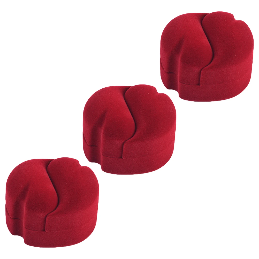 3PCS Red Pair Ring Jewelry Box Jewelry Box Creative Ring Jewelry Case Necklace Earrings Jewelry Tray Gift Holder (Blue)
3PCS Red Pair Ring Jewelry Box Jewelry Box Creative Ring Jewelry Case Necklace Earrings Jewelry Tray Gift Holder (Blue)