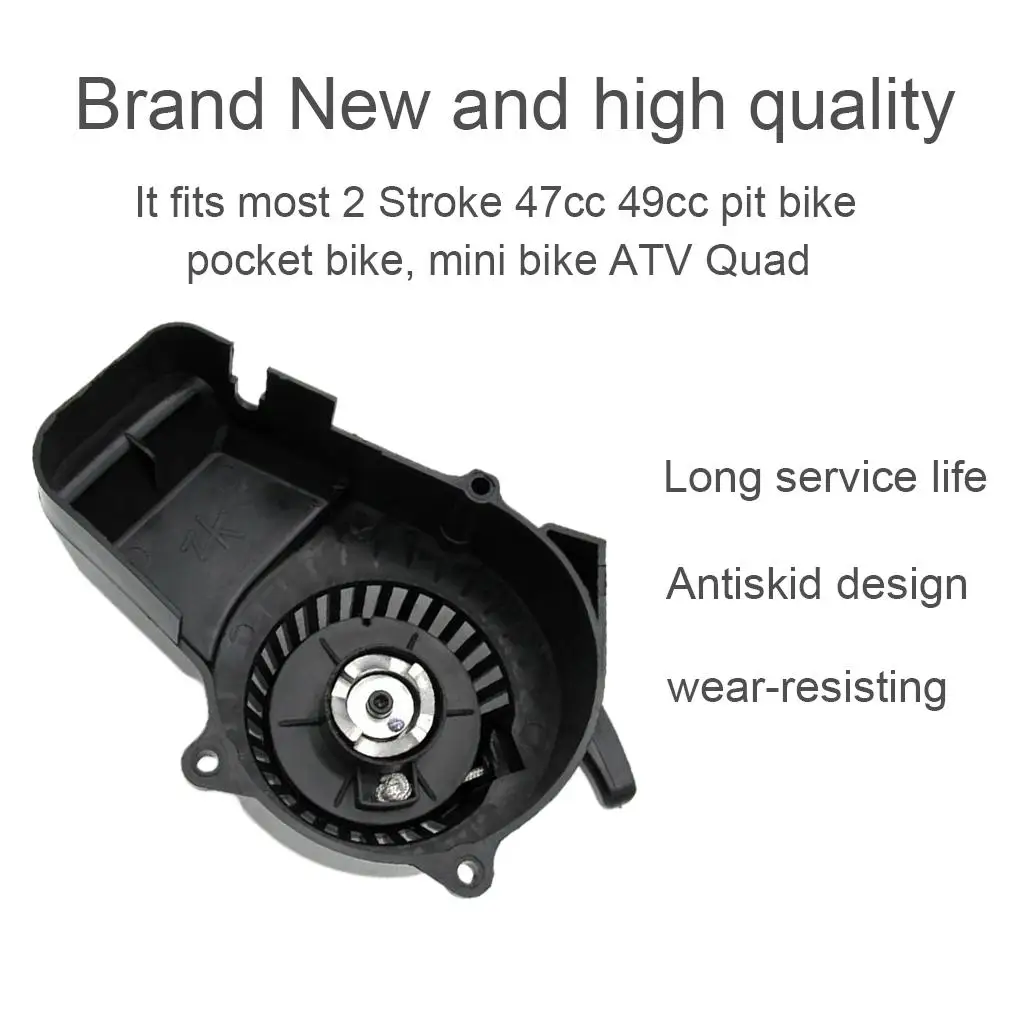 Heavy Duty Recoil Pull Starter Handle for Small Motorcycle Mini Bike 47cc 49cc 2 Stroke ATV and Quad
Heavy Duty Recoil Pull Starter Handle for Small Motorcycle Mini Bike 47cc 49cc 2 Stroke ATV and Quad