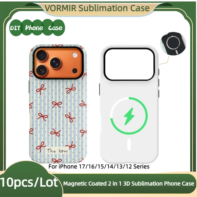 VORMIR 10pcs Magnetic Film 3D Sublimation Phone Case Durable Heat Transfer Custom Mobile Cover For iPhone 17 16 15 14 13 12 Pro
VORMIR 10pcs Magnetic Film 3D Sublimation Phone Case Durable Heat Transfer Custom Mobile Cover For iPhone 17 16 15 14 13 12 Pro