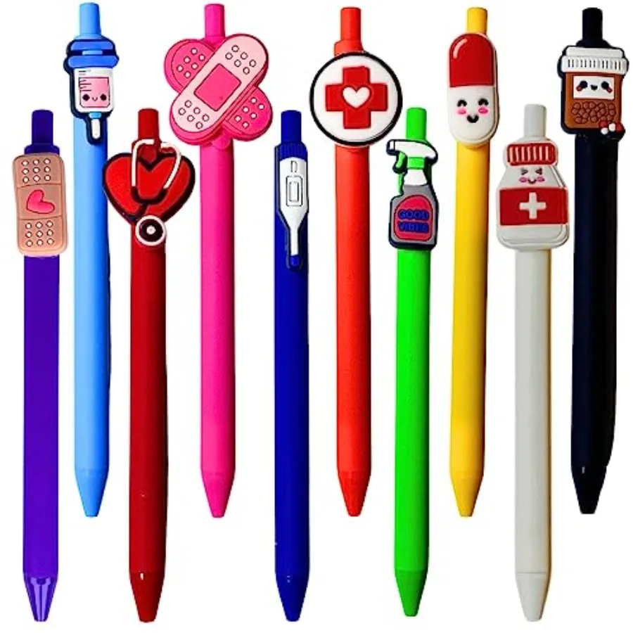 10 PC Nurse Pens Funny Best Cute Nurses Pen Set Accessories for Work, Nursing Student, Medical Assistant, NICU, ER, ICU; Must h
10 PC Nurse Pens Funny Best Cute Nurses Pen Set Accessories for Work, Nursing Student, Medical Assistant, NICU, ER, ICU; Must h