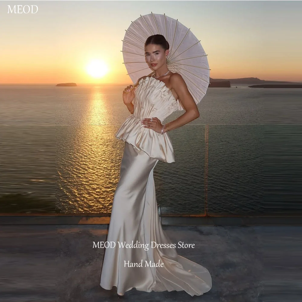 MEOD Modern Wedding Dresses Bride Strapless Sleeveless Backless Fashion Vestidos De Novia Long Train Robe De Mariée Customized
MEOD Modern Wedding Dresses Bride Strapless Sleeveless Backless Fashion Vestidos De Novia Long Train Robe De Mariée Customized
