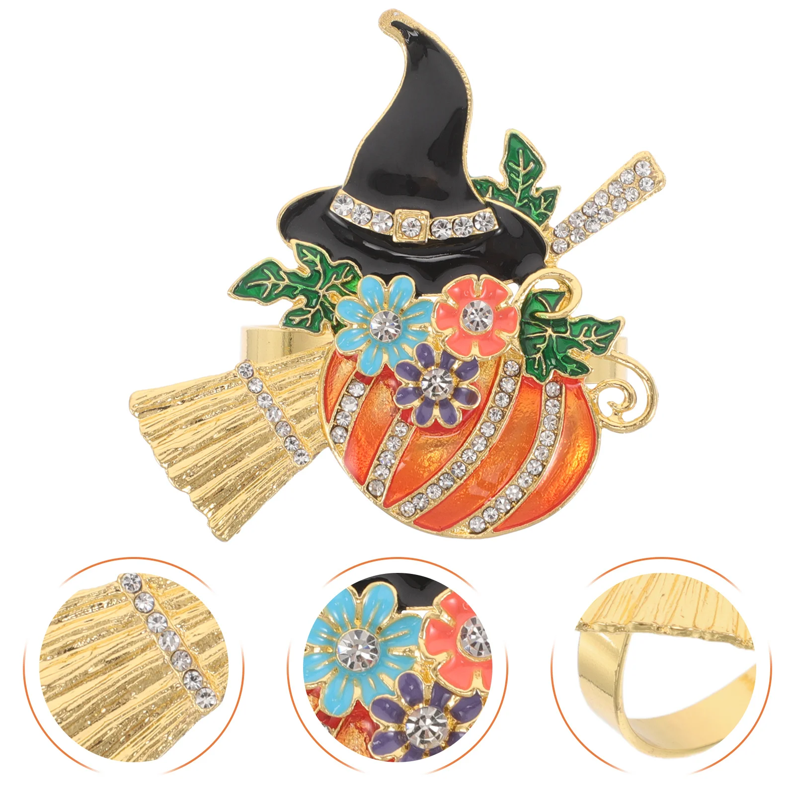 4Pcs Halloween Napkin Rings Pumpkin Rhinestone Serviette Holder Metal Banquet Party Dinner Table Decoration Pumpkin Napkin Rings
4Pcs Halloween Napkin Rings Pumpkin Rhinestone Serviette Holder Metal Banquet Party Dinner Table Decoration Pumpkin Napkin Rings