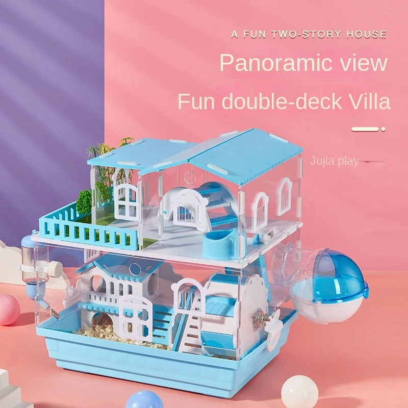 3 Layers Transparent Hamster Cage Acrylic Small Animal Hedgehogs Rabbit Guinea Pig Villa Package Supplies Toy Set
3 Layers Transparent Hamster Cage Acrylic Small Animal Hedgehogs Rabbit Guinea Pig Villa Package Supplies Toy Set