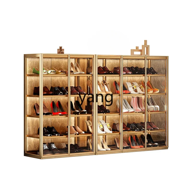 LMM glass door shoe cabinet household entrance foyer entrance cabinet large capacity simple modern all aluminum alloy
LMM glass door shoe cabinet household entrance foyer entrance cabinet large capacity simple modern all aluminum alloy