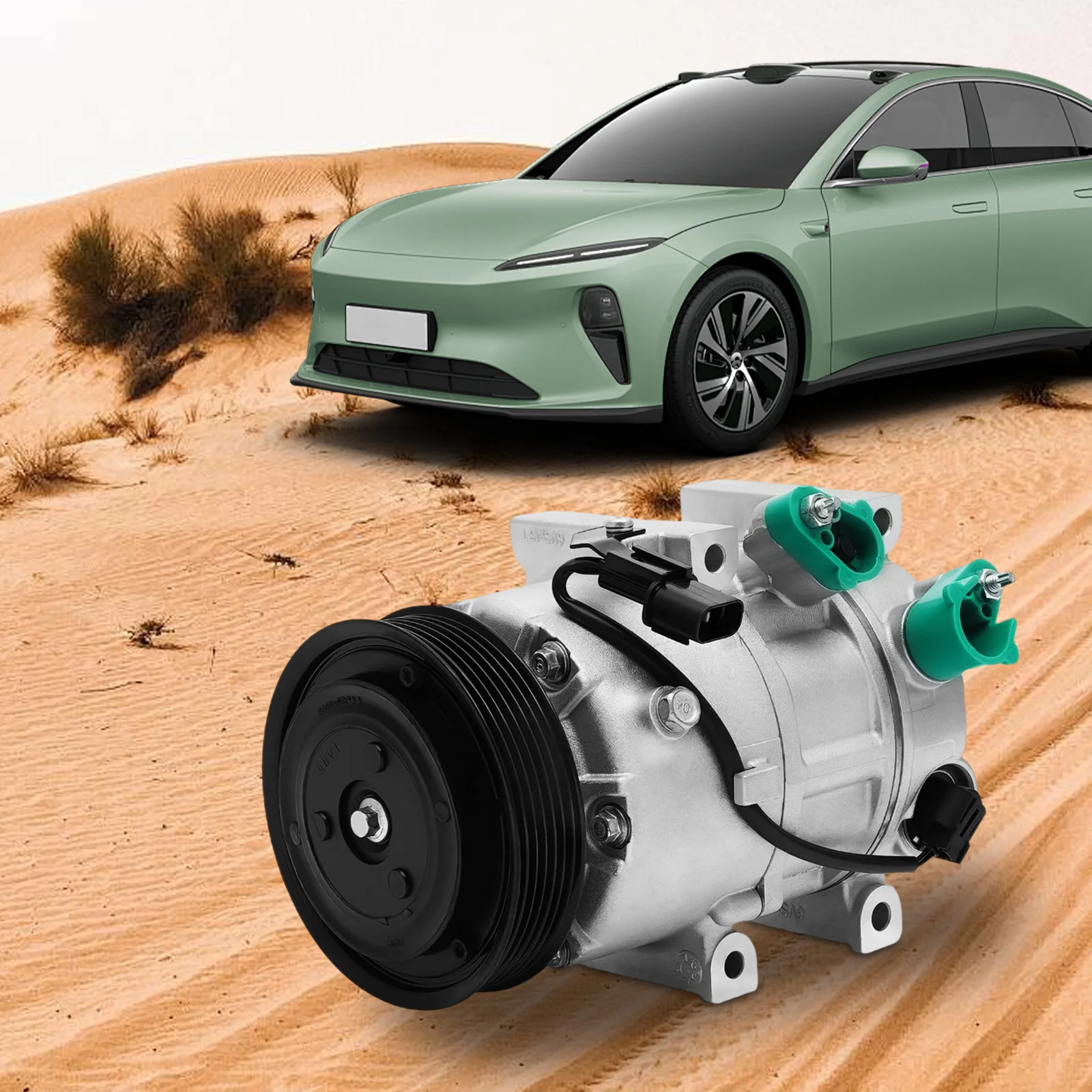 AC Compressor, A/C Compressor, Air Conditioning Compressor, 12V 6-Groove Sandblasted Durable Direct Replacement for Vehicle Cooling
AC Compressor, A/C Compressor, Air Conditioning Compressor, 12V 6-Groove Sandblasted Durable Direct Replacement for Vehicle Cooling