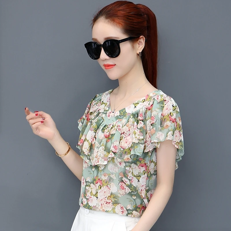 Women Clothes Fashion Simplicity Printing V-neck Short Sleeve Shirts Women's Summer Casual Trend All-match Temperament Tops
Women Clothes Fashion Simplicity Printing V-neck Short Sleeve Shirts Women's Summer Casual Trend All-match Temperament Tops