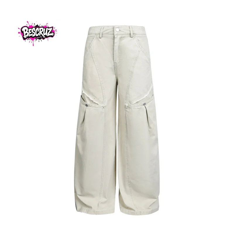 BESCRUZ High Quality EU US Size Autumn New Design Deconstructed Design Workwear Scimitar Pants Retro Loose Pants
BESCRUZ High Quality EU US Size Autumn New Design Deconstructed Design Workwear Scimitar Pants Retro Loose Pants