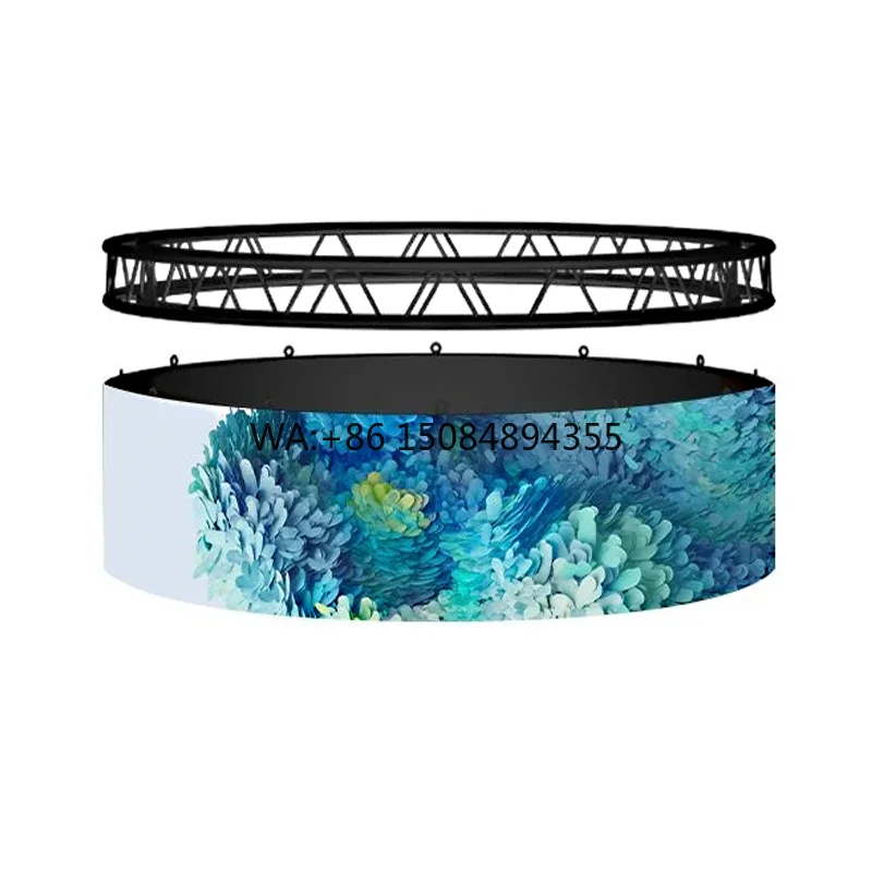P1.86 P2.5 Indoor Flexible LED Module Soft Curved LED Display Screen for Advertising Video Wall
P1.86 P2.5 Indoor Flexible LED Module Soft Curved LED Display Screen for Advertising Video Wall