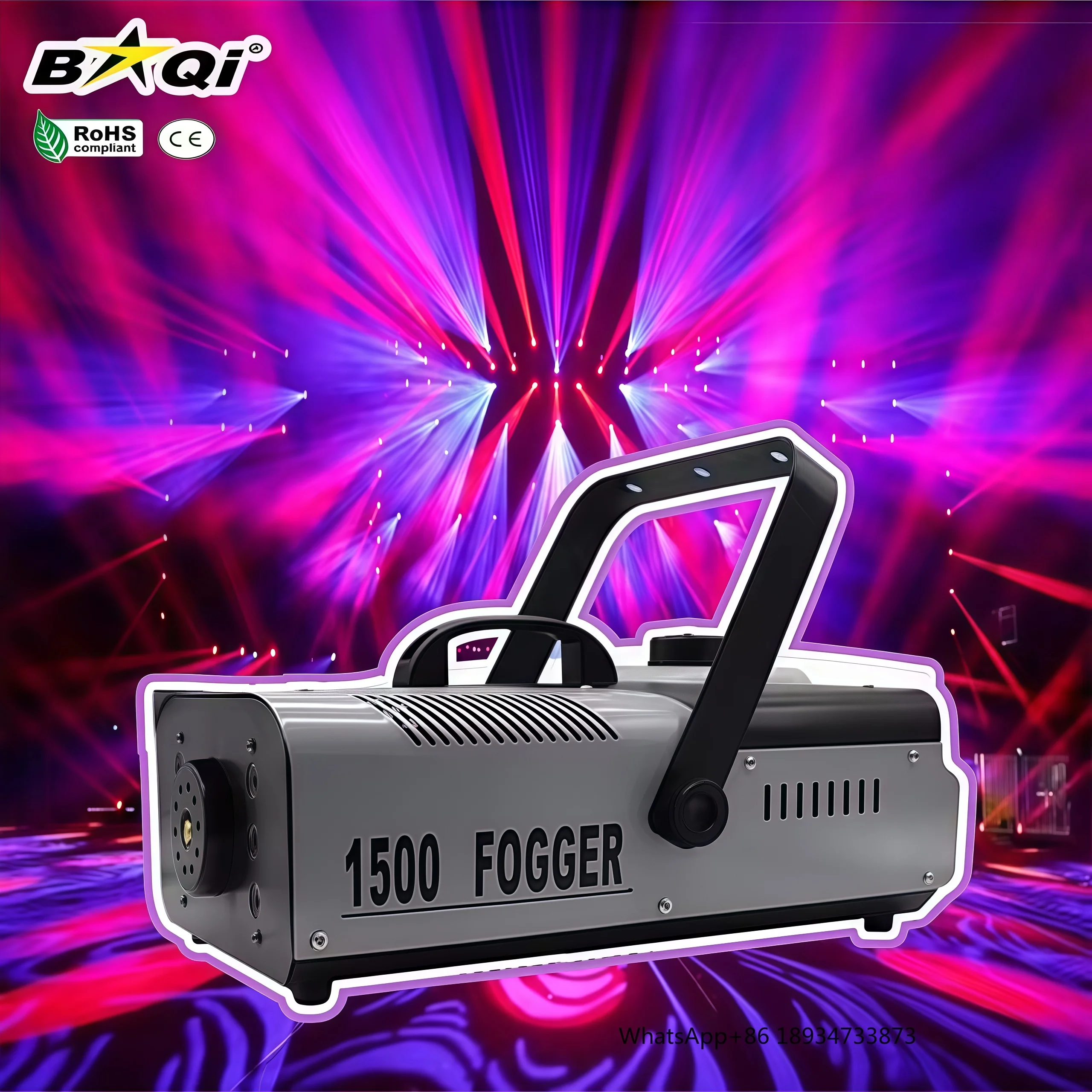 Baiqi 1500 W Double LED Bubble Fog Machine Party Remote Control Smoke Machine for Stage Show Electric Power Source
Baiqi 1500 W Double LED Bubble Fog Machine Party Remote Control Smoke Machine for Stage Show Electric Power Source