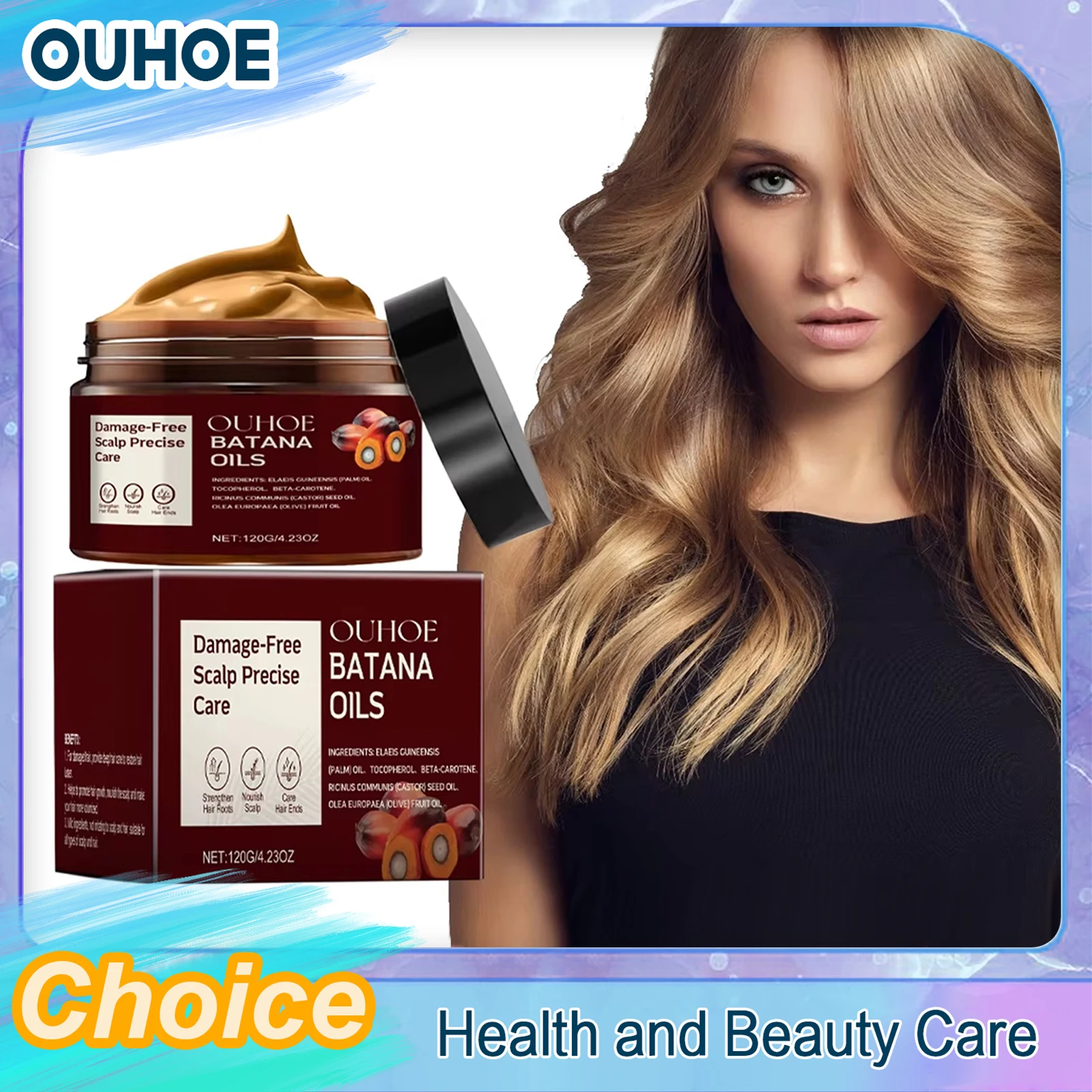 Batana Natural Hair Growth Oil Mask Repair Damaged Deep Moisturize Nourish Thicker Hair Treatment Anti-Breakage Hair Care Cream
Batana Natural Hair Growth Oil Mask Repair Damaged Deep Moisturize Nourish Thicker Hair Treatment Anti-Breakage Hair Care Cream