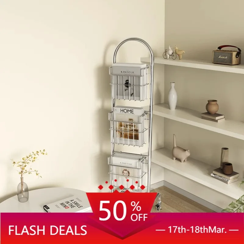 Mobile Living Room Magazine Racks Office Corner Shelf Display Magazine Racks Metal Modern Furniture Rek Voor Tijdschriften MHSNJ
Mobile Living Room Magazine Racks Office Corner Shelf Display Magazine Racks Metal Modern Furniture Rek Voor Tijdschriften MHSNJ