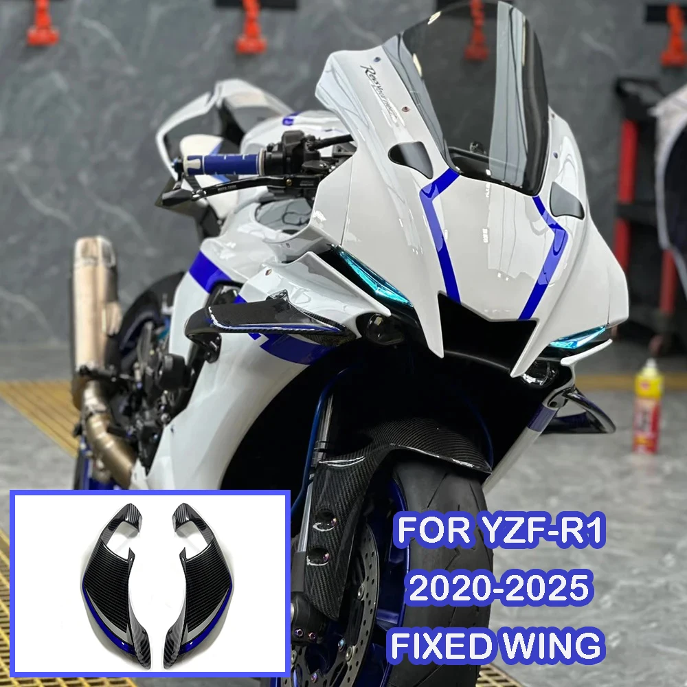 For Yamaha YZF R1 R1M 2020 2021 2022 2023 2024 Motorcycle Aerodynamic Wing Kit Side Wing Fixed Wing Spoiler Fairing Accessories
For Yamaha YZF R1 R1M 2020 2021 2022 2023 2024 Motorcycle Aerodynamic Wing Kit Side Wing Fixed Wing Spoiler Fairing Accessories