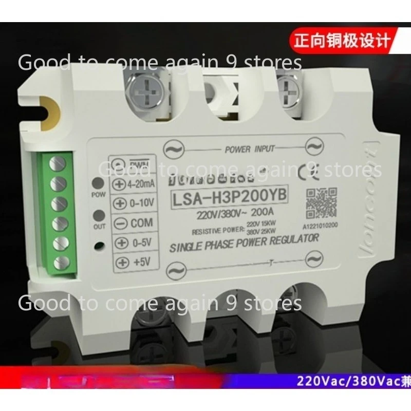 Single-Phase Fully Isolated AC Voltage Regulating Module SCR Power Regulator Solid State Relay Heater Temperature Adjustment
Single-Phase Fully Isolated AC Voltage Regulating Module SCR Power Regulator Solid State Relay Heater Temperature Adjustment