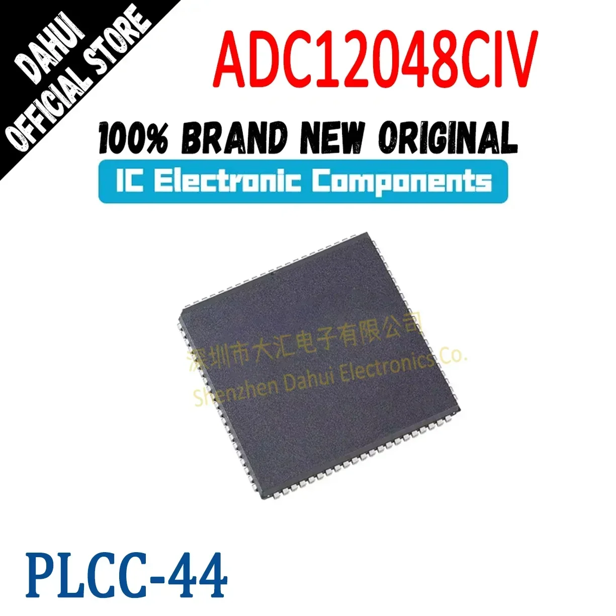 (1Piece) 100% New Original 12 Analog-to-digital Converter ADC12048 IC ADC Chip PLCC-44 
(1Piece) 100% New Original 12 Analog-to-digital Converter ADC12048 IC ADC Chip PLCC-44