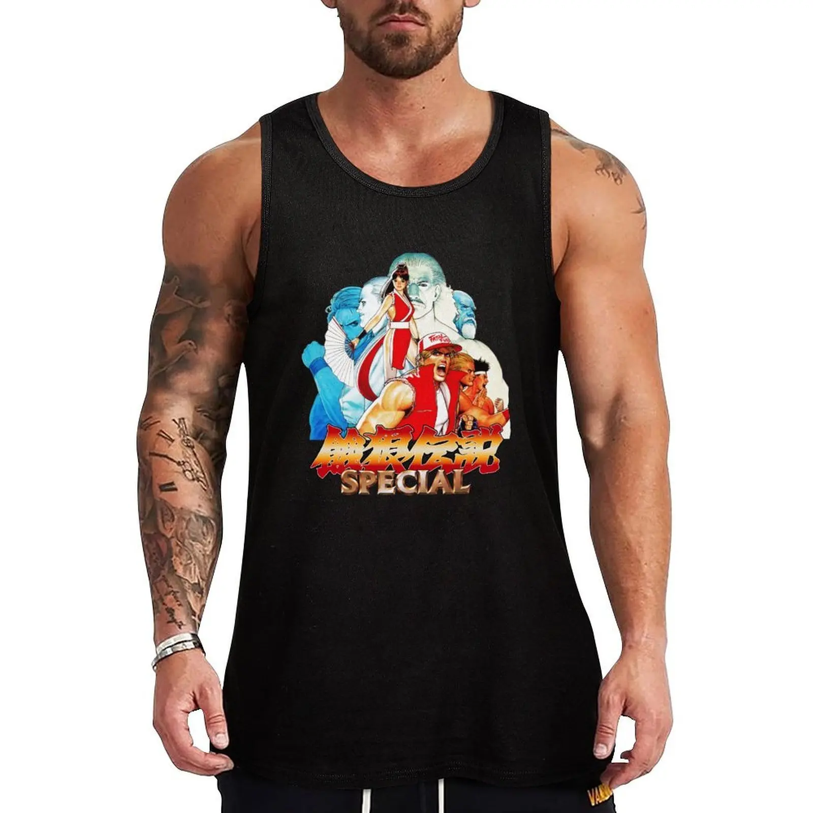 SNK's Fatal Fury Special Japanese Artwork Tank Top Basic Everyday Tank Top Regular Fit Soft Undershirt
SNK's Fatal Fury Special Japanese Artwork Tank Top Basic Everyday Tank Top Regular Fit Soft Undershirt