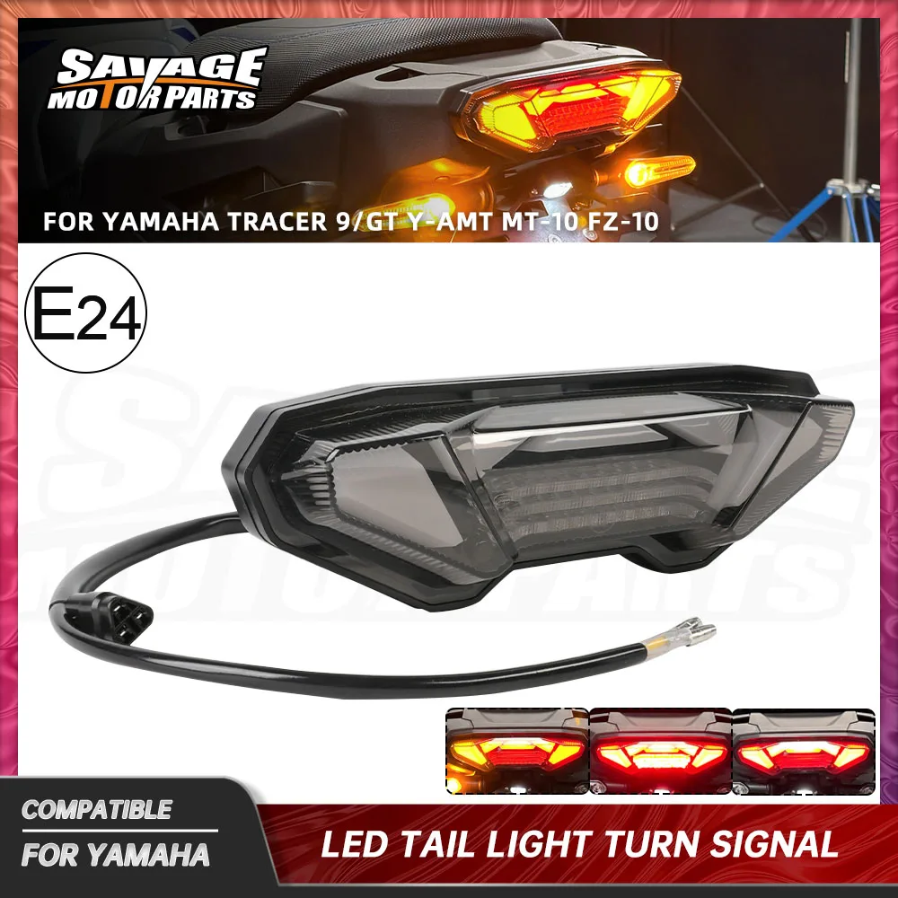 9GT 2025 LED Tail Light Turn Signal For Yamaha Tracer 9 GT /Y-AMT MT10 FZ10 2016-2024 Motorcycle Integrated Brake Blinker Lamp
9GT 2025 LED Tail Light Turn Signal For Yamaha Tracer 9 GT /Y-AMT MT10 FZ10 2016-2024 Motorcycle Integrated Brake Blinker Lamp