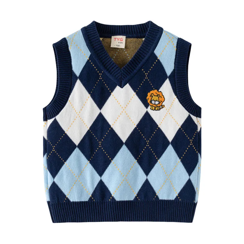 3-7T Autumn Spring Boys Girls Sweaters Flowers Sleeveless Kids Clothing Hot Selling Pullover Baby Costume
3-7T Autumn Spring Boys Girls Sweaters Flowers Sleeveless Kids Clothing Hot Selling Pullover Baby Costume