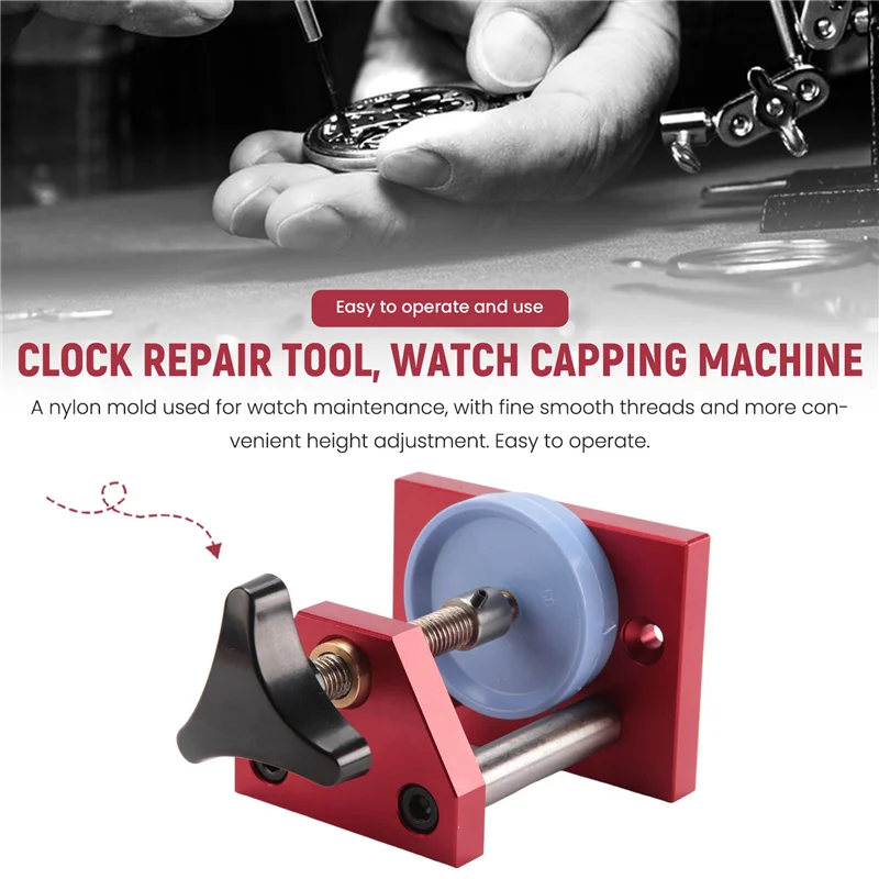 A53Q-Micropress Watch Case Press Micropress Medium Heavy Duty Watch Case Pressing Tool With 12 Nylon Dies For Watch Repair
A53Q-Micropress Watch Case Press Micropress Medium Heavy Duty Watch Case Pressing Tool With 12 Nylon Dies For Watch Repair