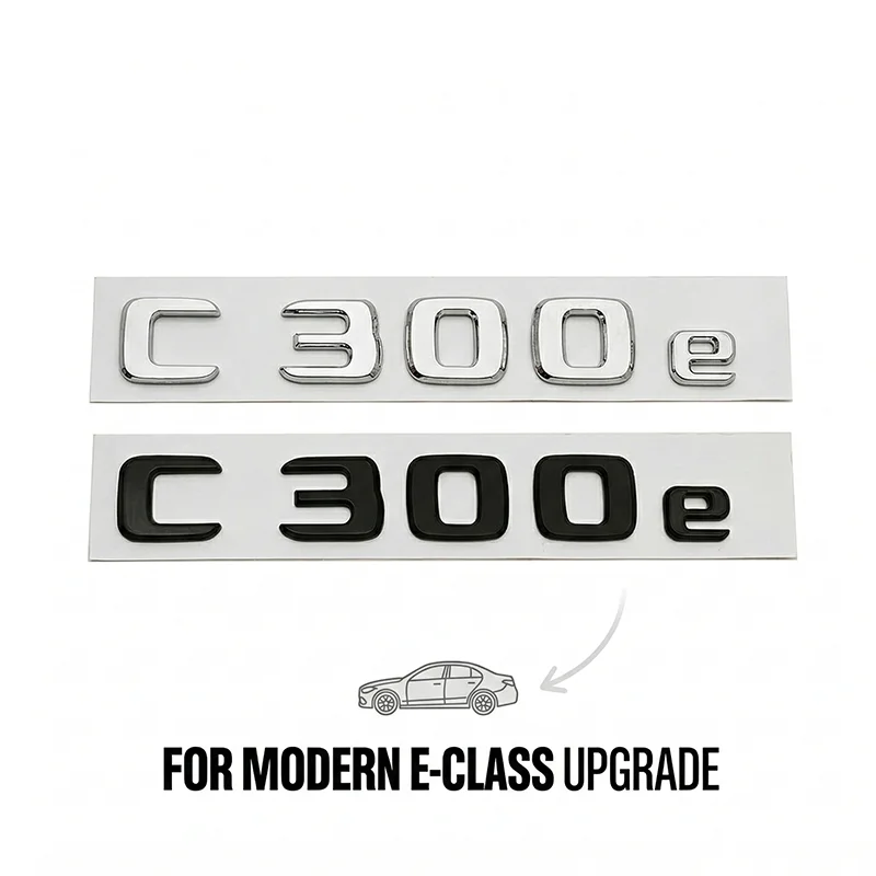 Gloss Black Chrome C300e Letters Rear Trunk Emblem Badge Sticker For W205 W206 C-Class Car Styling Accessories
Gloss Black Chrome C300e Letters Rear Trunk Emblem Badge Sticker For W205 W206 C-Class Car Styling Accessories