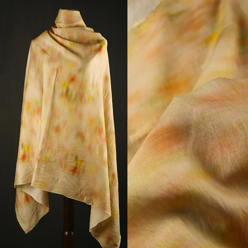 Soft Smooth Brocade Cotton Fabric Oil Painting Style Dress Gown Handmade Sewing Fabric
Soft Smooth Brocade Cotton Fabric Oil Painting Style Dress Gown Handmade Sewing Fabric