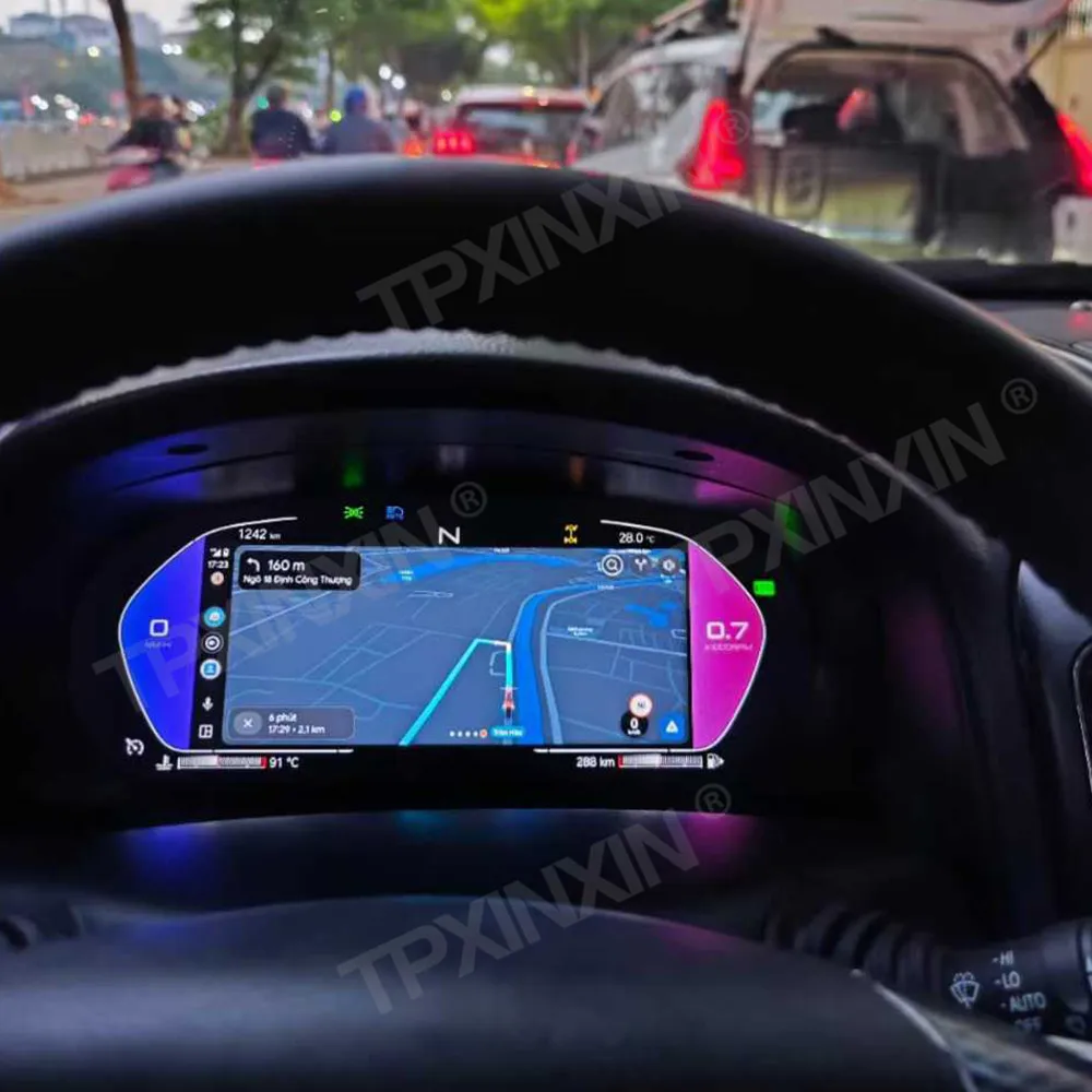 Car Digital Cluster For Chevrolet Captiva 2013-2017 Auto LCD Dash Instrument Panel Speedometer Odometer Virtual Cockpit Headunit