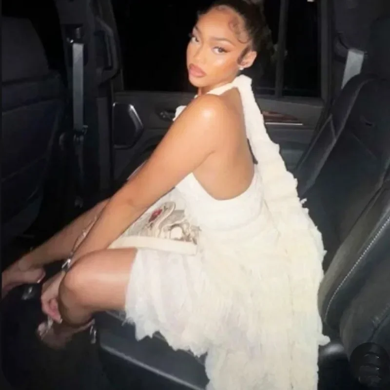 Sweet Fresh Summer Women's A-Line Mini Dress High Waist Neck Hanging Design Short Skirt Elegant Quality Fashionable Women'sDress
Sweet Fresh Summer Women's A-Line Mini Dress High Waist Neck Hanging Design Short Skirt Elegant Quality Fashionable Women'sDress