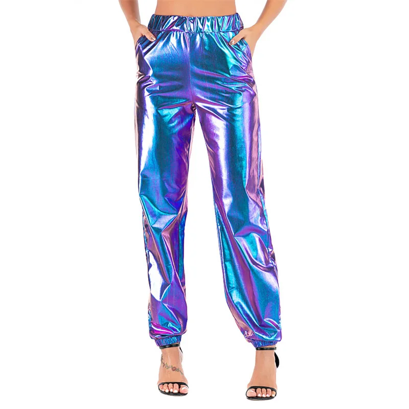 9610New plus Size Women's Pants Street Trend Bronzing Ankle Banded Pants Sports Pants Bright Leather Loose
9610New plus Size Women's Pants Street Trend Bronzing Ankle Banded Pants Sports Pants Bright Leather Loose