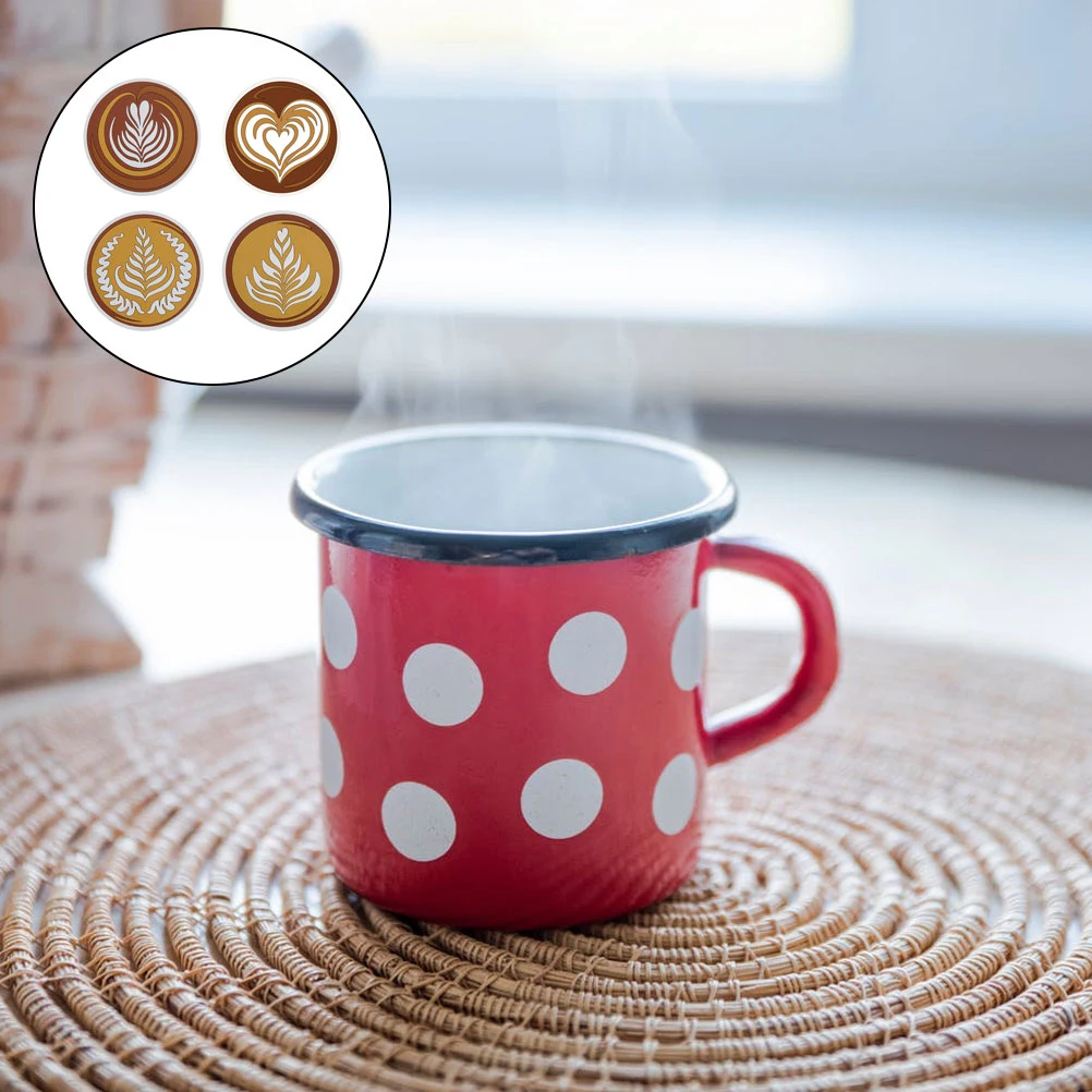 4 Pcs Cup Pad PVC Coaster Anti Pvc Coaster Skid Home Table Mat Latte Art Pattern Household Accessories
4 Pcs Cup Pad PVC Coaster Anti Pvc Coaster Skid Home Table Mat Latte Art Pattern Household Accessories