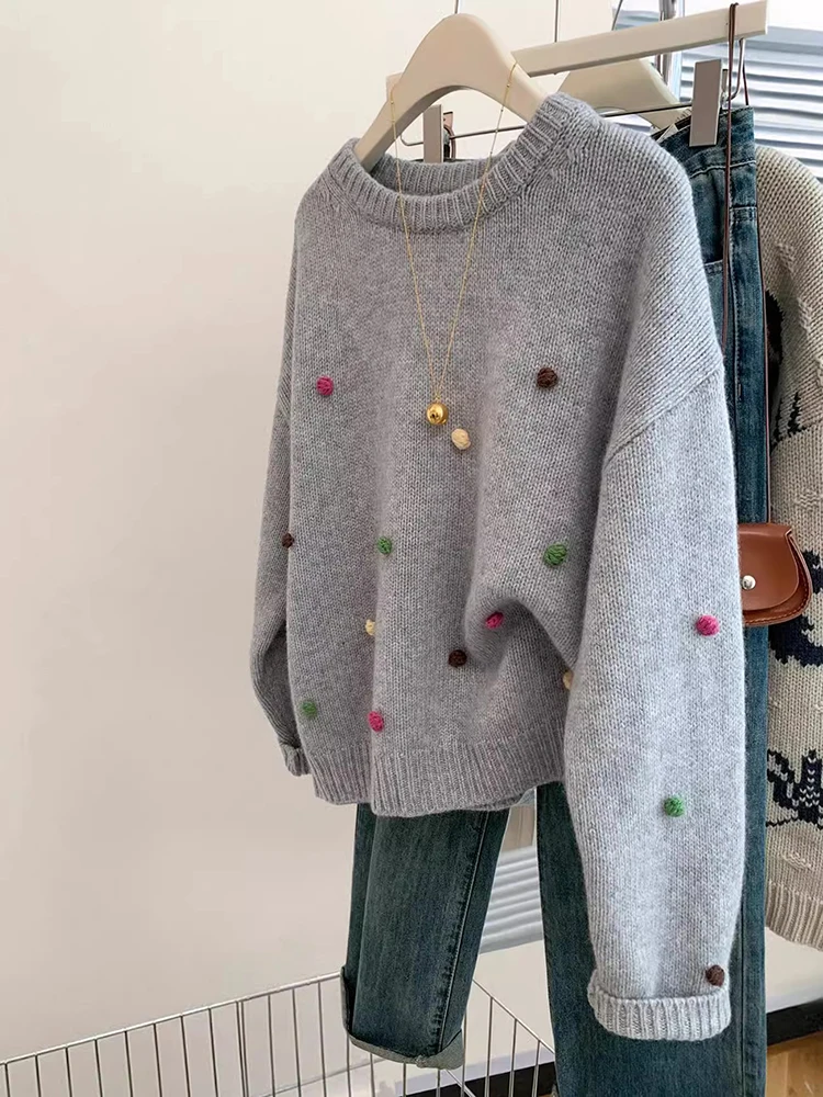 Autumn Winter Clothes Women Sweater Casual Versatile Loose Pullover Sweaters Fashion Lazy Style Long Sleeve Knitted Tops
Autumn Winter Clothes Women Sweater Casual Versatile Loose Pullover Sweaters Fashion Lazy Style Long Sleeve Knitted Tops