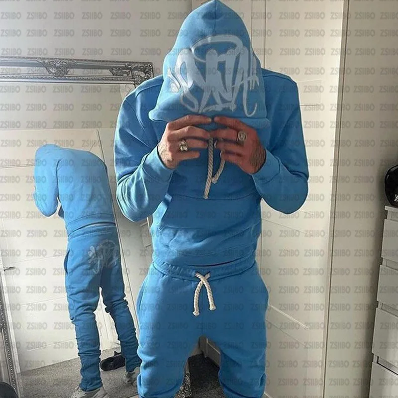 Брюки Y2k, повседневный свободный хлопковый спортивный костюм с принтом, уличные мужские толстовки, прямые брюки, комплект из 2 предметов, спортивный пуловер с капюшоном в стиле хип-хоп 
Брюки Y2k, повседневный свободный хлопковый спортивный костюм с принтом, уличные мужские толстовки, прямые брюки, комплект из 2 предметов, спортивный пуловер с капюшоном в стиле хип-хоп