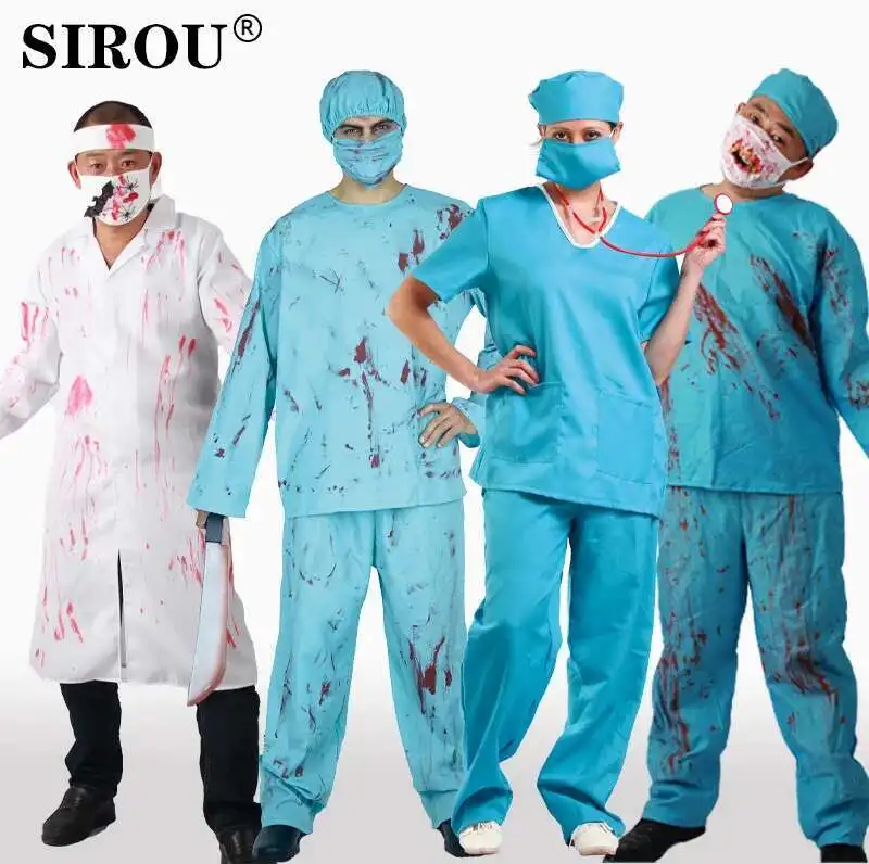 Halloween Cosplay Costume Horror Costume Unisex Surgeon Set Stage Performance Costume Masquerade Costume doctor cos
Halloween Cosplay Costume Horror Costume Unisex Surgeon Set Stage Performance Costume Masquerade Costume doctor cos
