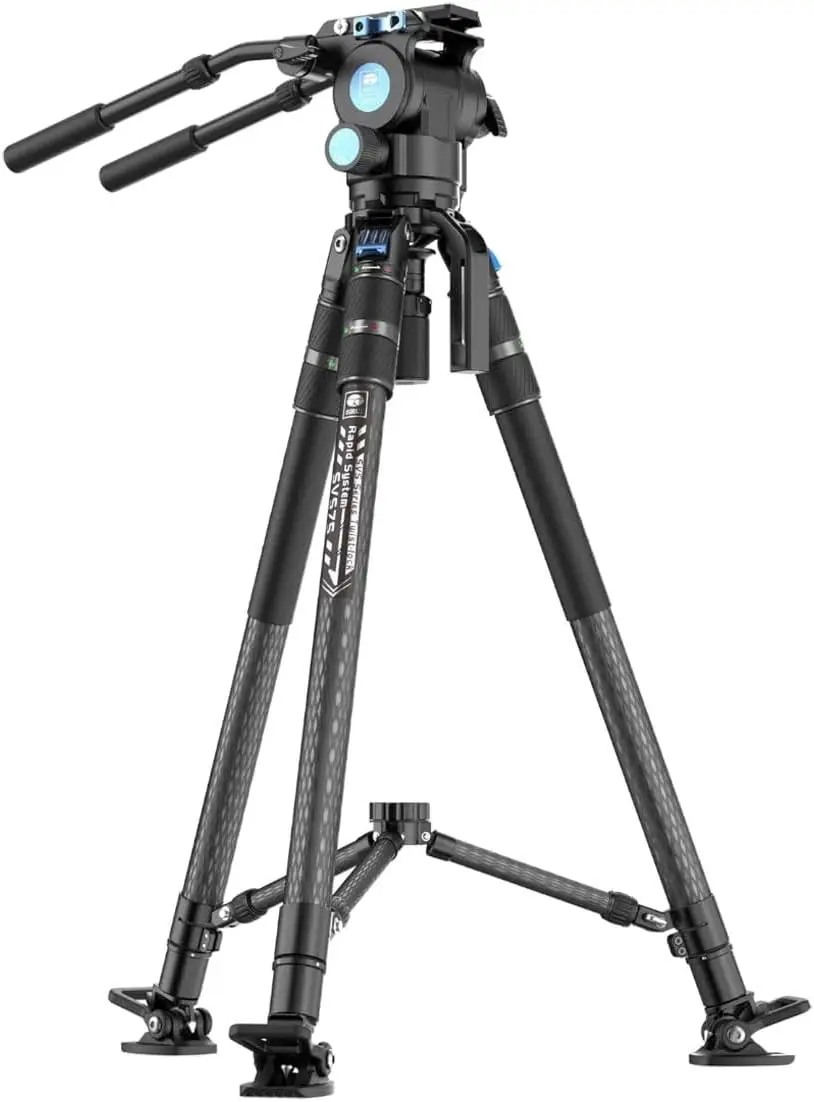 Sirui Carbon Fiber Video Tripod Kit W/ SVH15 Fluid Head 55 lb Load SVS75+SVH15
Sirui Carbon Fiber Video Tripod Kit W/ SVH15 Fluid Head 55 lb Load SVS75+SVH15