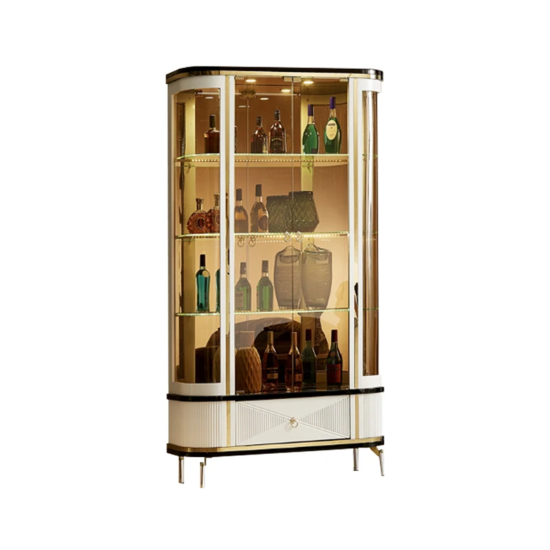 &Italian Design Glass Display Luxury Wine Cabinet Home Furniture Modern Villa Storage Rack Wooden Living Room Wine Cabinet
&Italian Design Glass Display Luxury Wine Cabinet Home Furniture Modern Villa Storage Rack Wooden Living Room Wine Cabinet