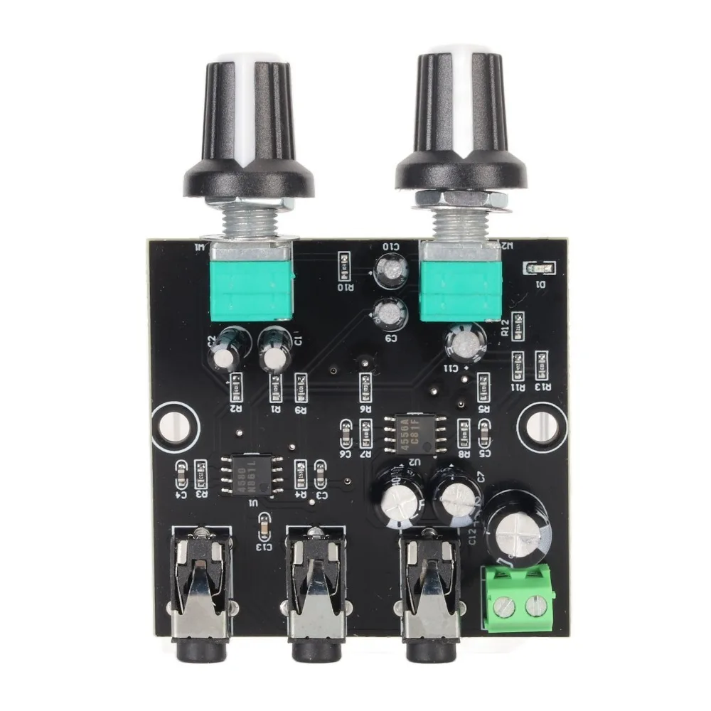 2 Channel Input 1 Channel Output Stereo Sound Mixer Board Module 3.5MM DC 5‑12V Headphone Amplifier Board Module
2 Channel Input 1 Channel Output Stereo Sound Mixer Board Module 3.5MM DC 5‑12V Headphone Amplifier Board Module