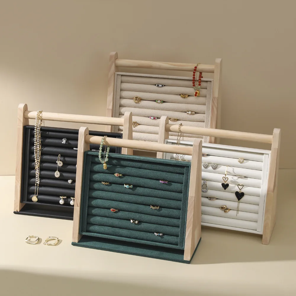 Solid Wood Three-dimensional Rings Earrings Earring Necklaces Bracelets Display Shelves Jewelry Storage Display Shelves
Solid Wood Three-dimensional Rings Earrings Earring Necklaces Bracelets Display Shelves Jewelry Storage Display Shelves
