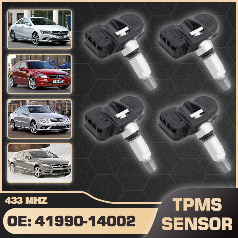 TPMS Tire Pressure Sensor For Mercedes-Benz CLA-Class CLC-Class CLK-Class CLS-Class 2008-2014 41990-14002 A0009057200 433 MHz
TPMS Tire Pressure Sensor For Mercedes-Benz CLA-Class CLC-Class CLK-Class CLS-Class 2008-2014 41990-14002 A0009057200 433 MHz