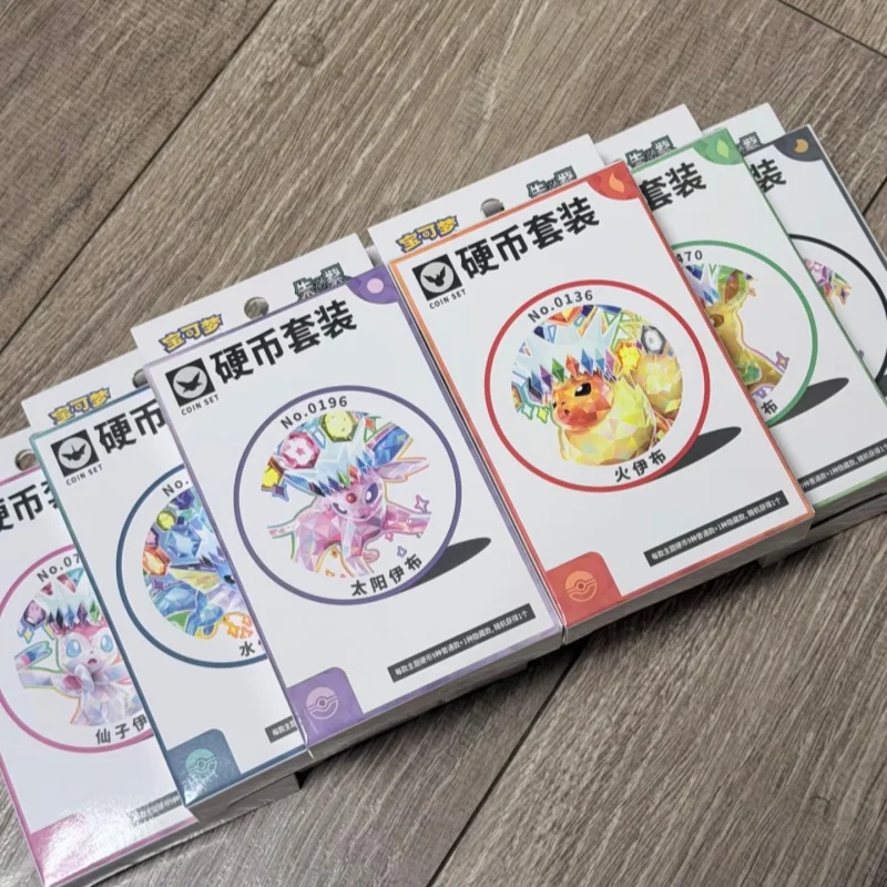 New Arrival Original Pokémon PTCG Trading 17.5 Tera Blast Card Game Eevee Coin Set Simplified Chinese Collectible Card
New Arrival Original Pokémon PTCG Trading 17.5 Tera Blast Card Game Eevee Coin Set Simplified Chinese Collectible Card