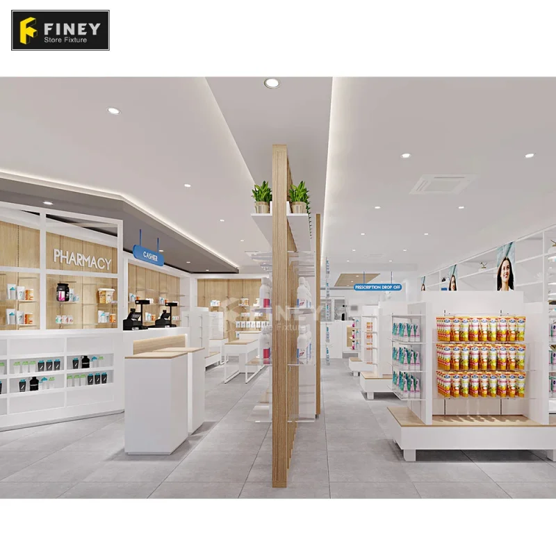 Customize.Wooden Pharmacy Shelves Shop Interior Display Racks Furniture Pharmacy Display Stands Medical Store Counter Design
Customize.Wooden Pharmacy Shelves Shop Interior Display Racks Furniture Pharmacy Display Stands Medical Store Counter Design