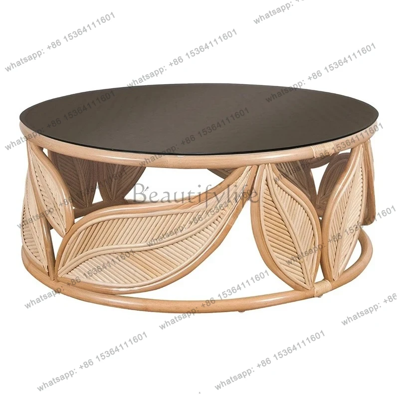 rattan art coffee table simple small apartment living room round combination balcony small round table
rattan art coffee table simple small apartment living room round combination balcony small round table