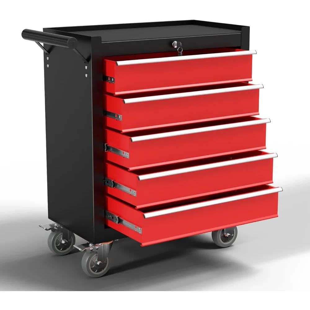 5-Drawer Meatl Rolling Tool Chest with Wheels,Tool Storage Cabinet with Locking System,Toolbox with Wheels for Garage, Warehouse
5-Drawer Meatl Rolling Tool Chest with Wheels,Tool Storage Cabinet with Locking System,Toolbox with Wheels for Garage, Warehouse