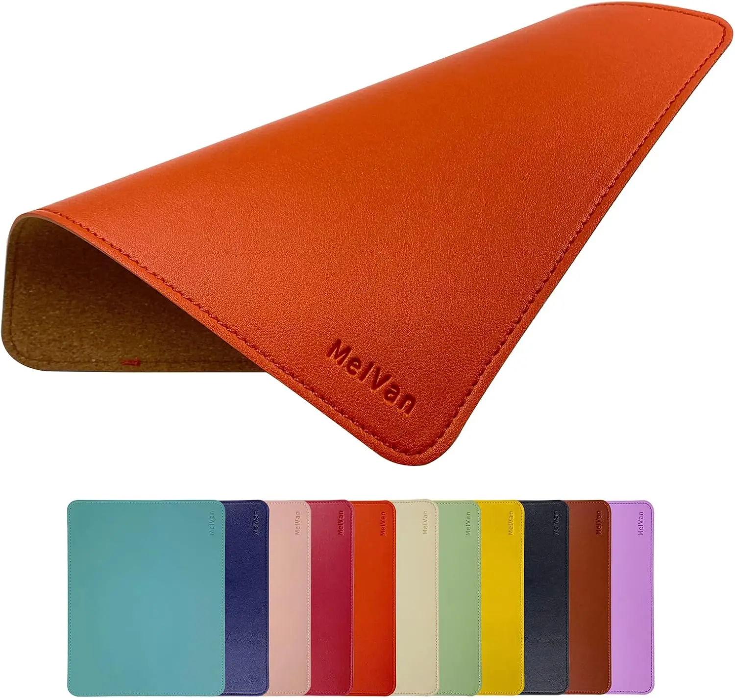 PU Leather Wood Mouse Pad with Stitched Edge, Waterproof Gaming Mat for Office & Home, 10.2"x8.3", Orange
PU Leather Wood Mouse Pad with Stitched Edge, Waterproof Gaming Mat for Office & Home, 10.2"x8.3", Orange