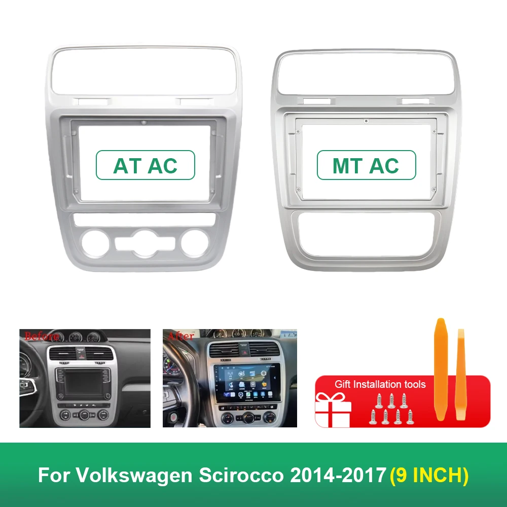 9 inch 22.86cm Car Frame Fascia Adapter Android Radio Dash Fitting Panel Kit For Volkswagen Scirocco 2014-2017
9 inch 22.86cm Car Frame Fascia Adapter Android Radio Dash Fitting Panel Kit For Volkswagen Scirocco 2014-2017