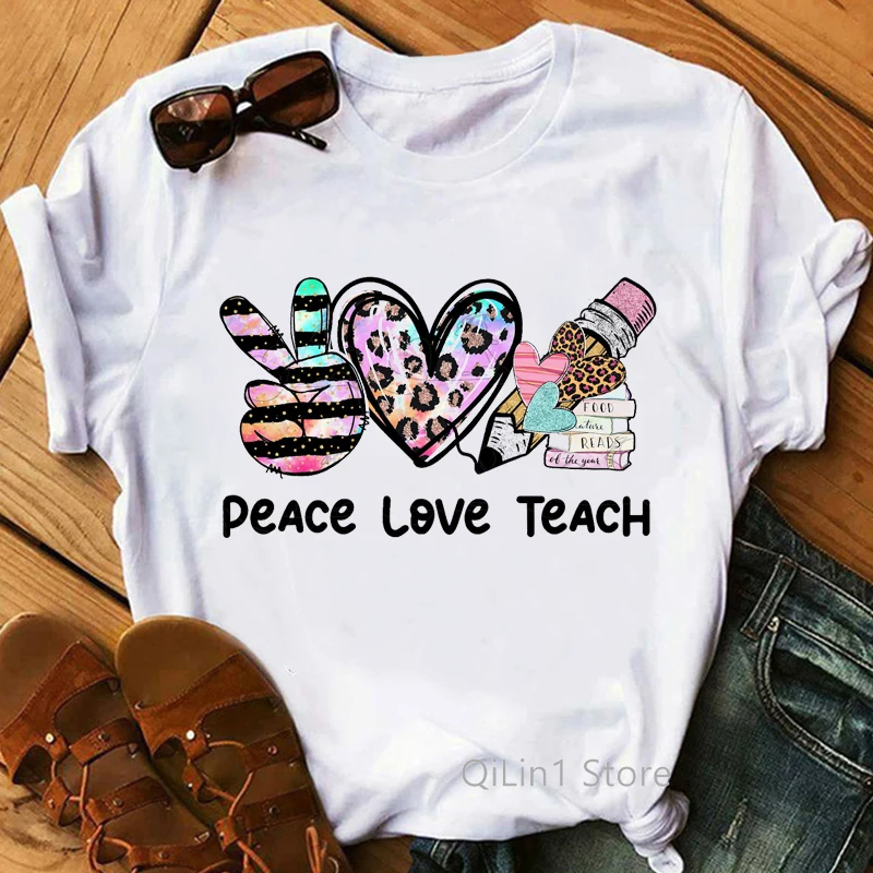 2024 Summer Teach Love Inspire Graphic Print Tshirts Women Teacher Life T Shirt Femme Harajuku Shirt Kawaii Clothes T-Shirt
2024 Summer Teach Love Inspire Graphic Print Tshirts Women Teacher Life T Shirt Femme Harajuku Shirt Kawaii Clothes T-Shirt